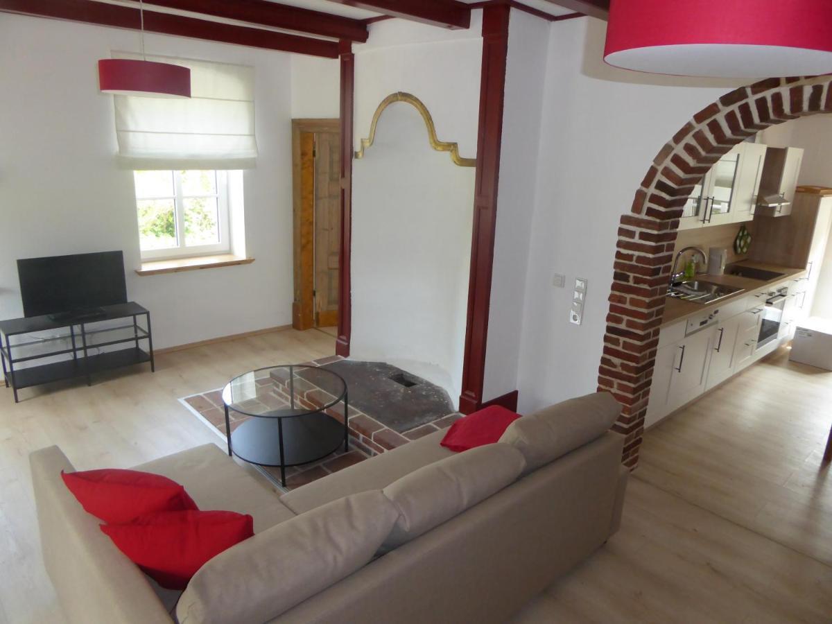 Grossefehn Ferienwohnung Elise Im Gulfhof Am Kanal מראה חיצוני תמונה